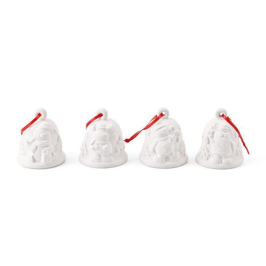 Porzellan Weihnachtsmann mit LED Licht Farbset inklusive 6 Farben+1 Pinsel, Weihnachtsmann