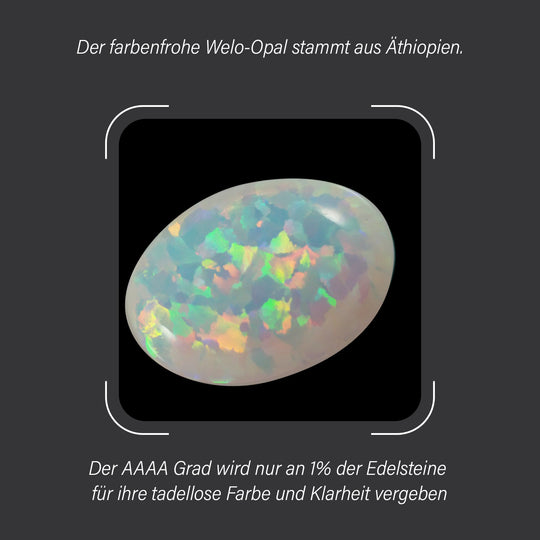 RHAPSODY AAAA Natürlicher, äthiopischer Welo Opal, Weißer Diamant Anhänger, 950 Platin, ca. 14.76 ct