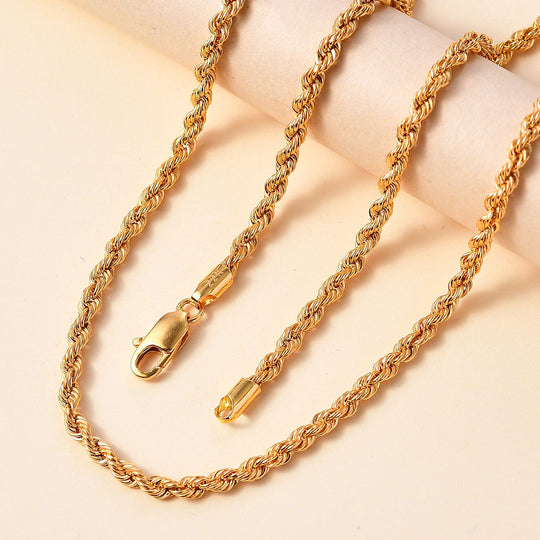 Kordelkette, 916 Gelbgold ca. 50 cm ca. 4,53g