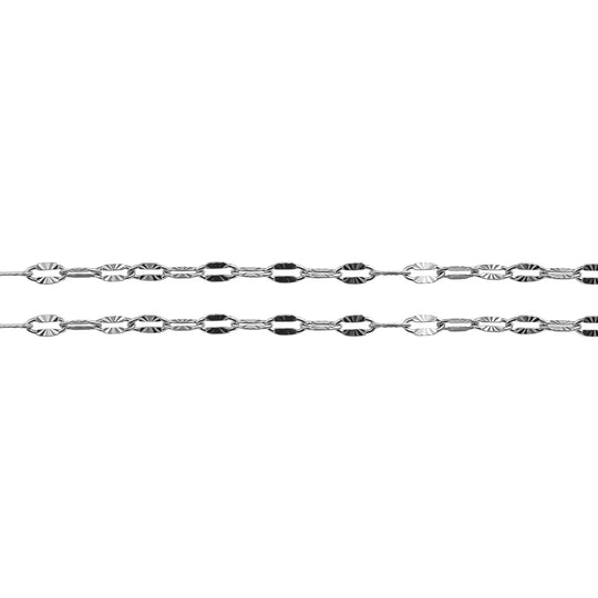 925 Silber Kette, ca. 75 cm, ca. 4,03g