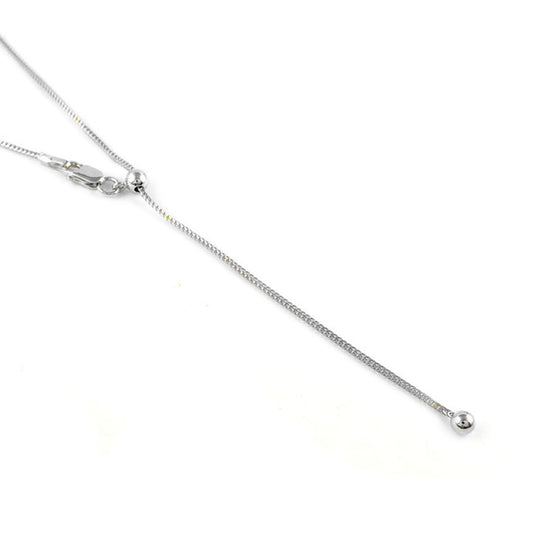 Flexible Spiga-Halskette, ca. 60 cm, 925 Silber vergoldet