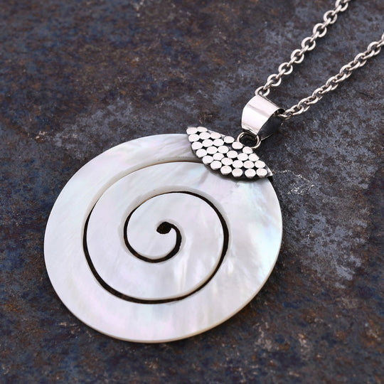 Royal Bali - Perlmutt Anhänger 925 Silber
