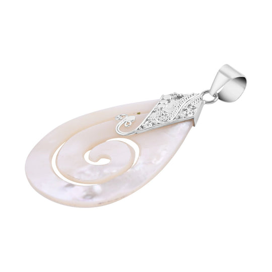 Royal Bali - Perlmutt Anhänger 925 Silber
