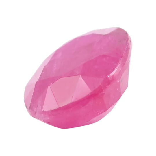 Mozambique Ruby Oval 7x5 Faceted Cut 3A 0.90 Ct