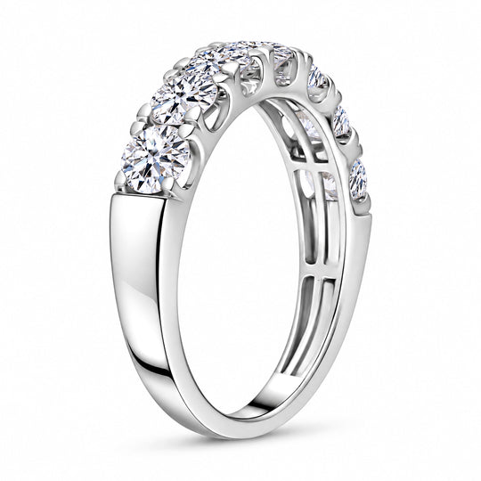 LUXURIANT IGI zertifizierter SI-GH Labor Diamant Ring in 585 Weißgold - 1,50 ct.