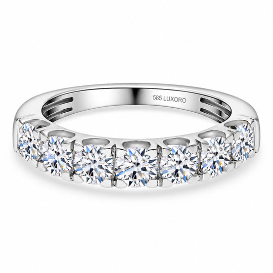 LUXURIANT IGI zertifizierter SI-GH Labor Diamant Ring in 585 Weißgold - 1,50 ct.