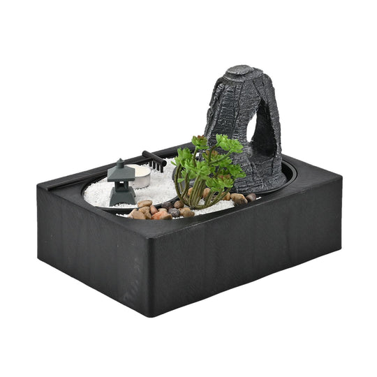 Home Decor Kunstvoller Handgeformter Wasserbrunnen, 29x21x22cm, Buddha