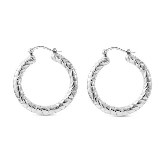 Silberhauch Kollektion - Elektroform Ohrringe, 925 Silber ca. 5,53g
