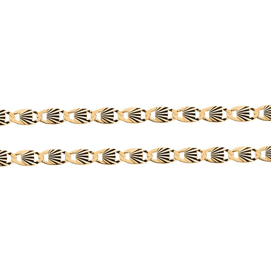 925 Silber vergoldet Kette ca. 50 cm ca. 2,52g