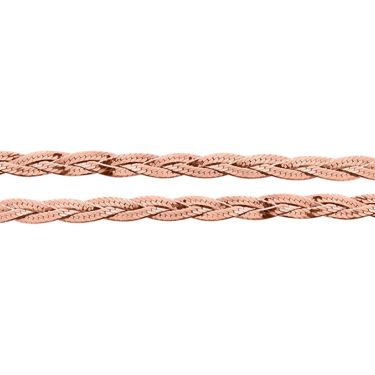 925 Silber rosévergoldet Kette ca. 45 cm ca. 7,40g
