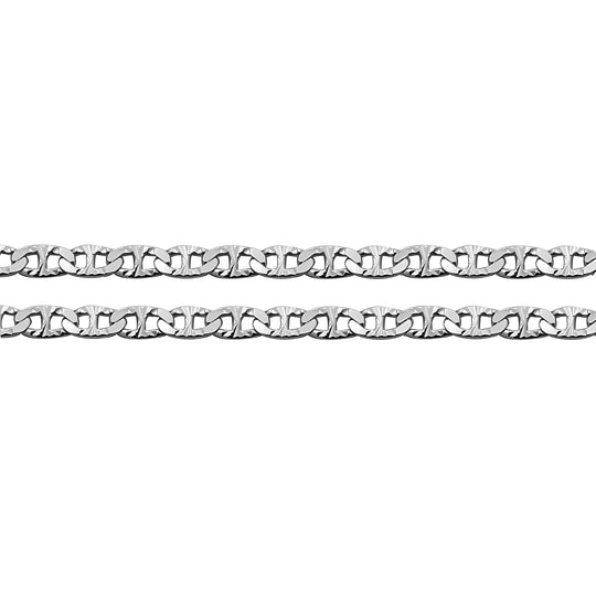 925 Silber rhodiniert Kette ca. 45 cm ca. 2,65g