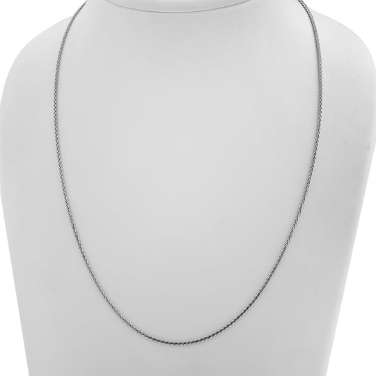 Italienische Spigakette, 925 Silber, ca. 75 cm, ca. 6,15g