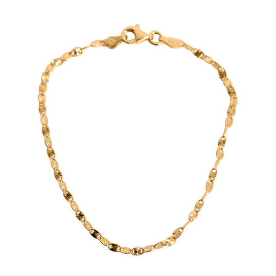 Valentino 925 Silber rosévergoldet Armband, ca. 19 cm