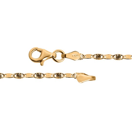 Valentino 925 Silber rosévergoldet Armband, ca. 19 cm