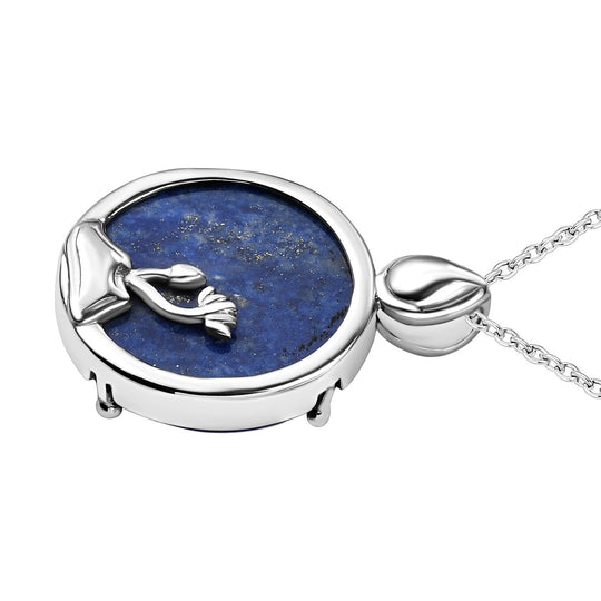 Lapislazuli Anhänger Edelstahl ca. 22,52 ct.