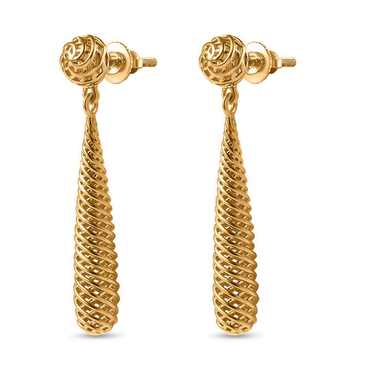 916 Gold Ohrringe ca. 3,67g