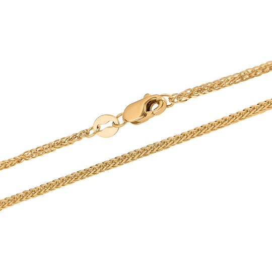 375 Gold Spiga Halskette, ca. 75 cm, ca. 2,00g