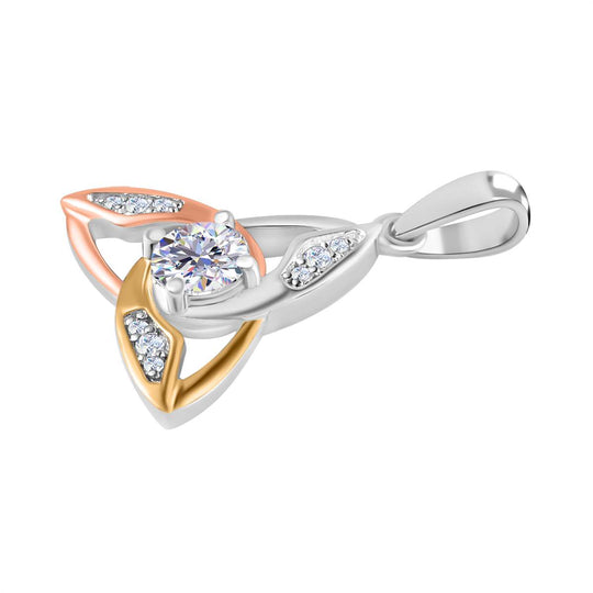 Moissanit Anhänger, 925 Silber ca. 0.55 ct