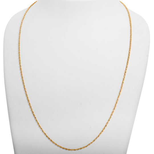 585 Gold Kordel Kette ca. 60 cm ca. 1,80g