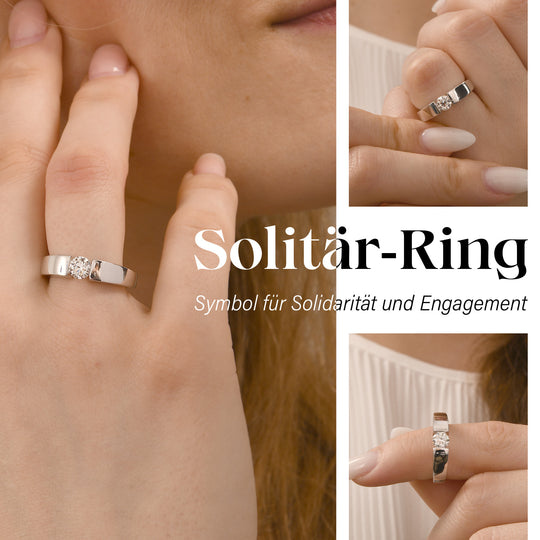 Signature Kollektion - Weißer Diamant VS Ring, IGI Zertifiziert, 950 Platin (Größe 19.00) ca. 0.50 ct