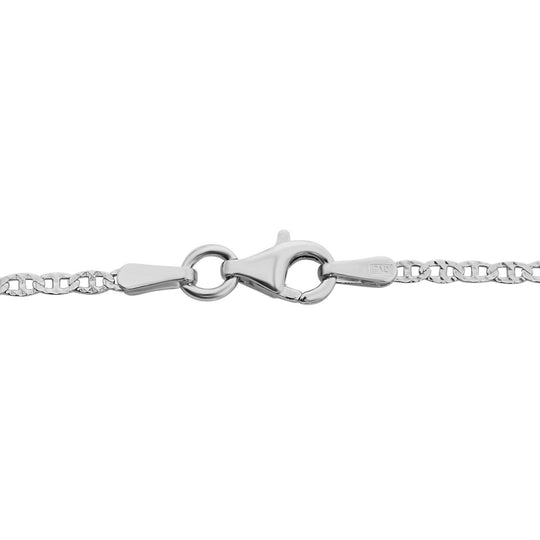 925 Silber Kette, ca. 60 cm, ca. 2,60g
