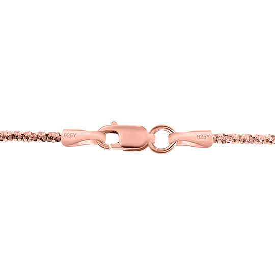 925 Silber rosévergoldetKette ca. 60 cm ca. 3,70g