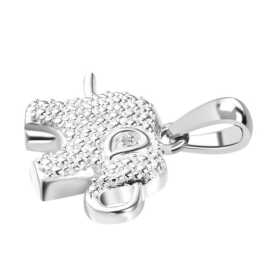 Weißer Diamant Anhänger 925 Silber ca.