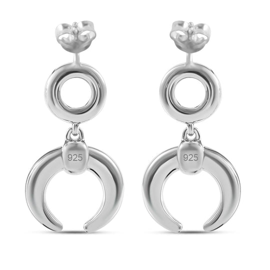 Thai Silber Kollektion - Santa Fe Ohrringe, 925 Silber