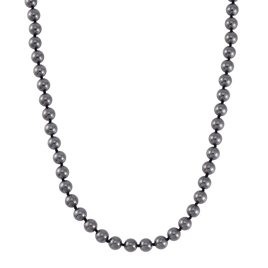 Terahertz Halskette ca. 50 cm 925 Silber rhodiniert ca. 595.00 ct