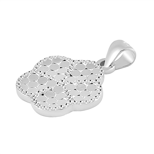 Pflaumenblüten-Anhänger, 925 Silber rhodiniert