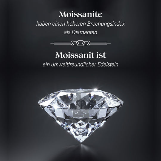 Moissanit Armband ca. 19 cm 925 Silber rhodiniert ca. 15,50 ct.