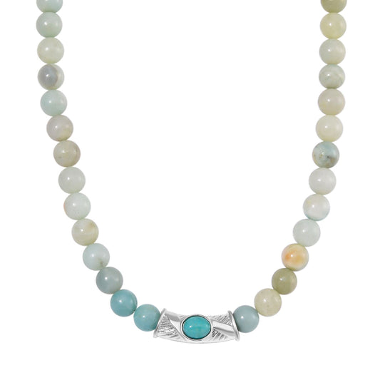 Grüner Aventurin Halskette ca. 45 cm ca. 330.00 ct