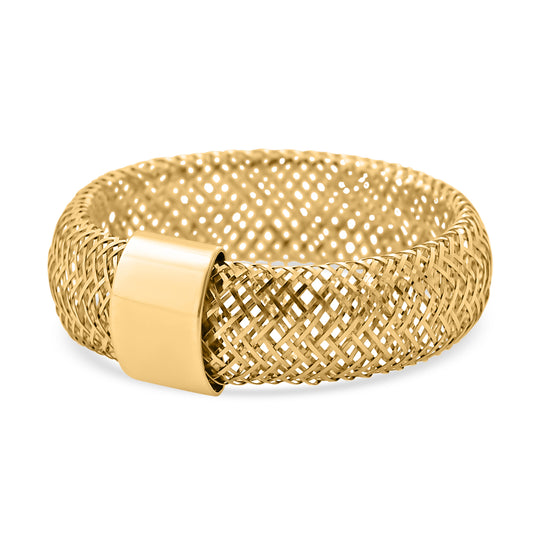 Maestro Kollektion - Italienischer, flexibler Ring, 375 Gelbgold