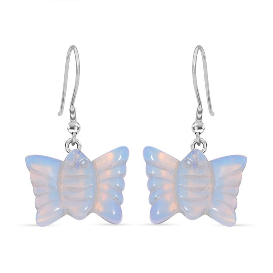 Tigerauge Ohrringe Reiner Edelstahl ca. 50,00 ct.