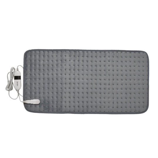 Elektrisches Wärme-Pad - Für Entspannung & Schmerzlinderung, 3 Heizstufen, hypoallergen, waschbar, 2-Stunden-Timer, 2m Kabel, Burgund, 84 x 40 cm