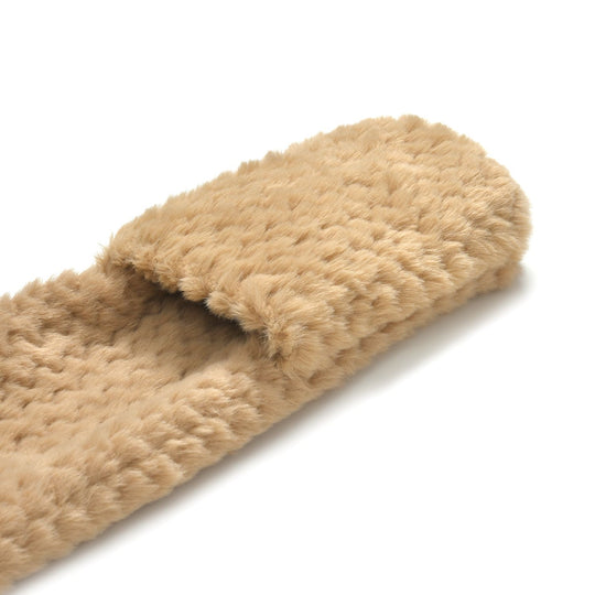 Plüsch Hut-und-Schal-Set, Winddicht und Kuschelig, braun
