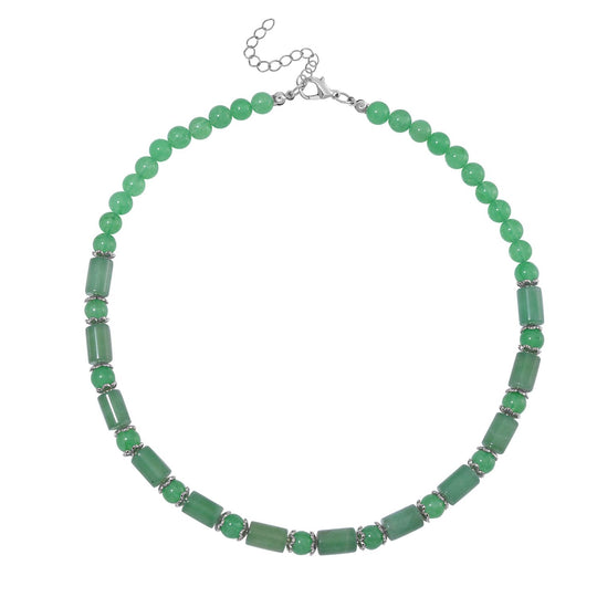 Blauer Sandstein Halskette ca. 45 cm ca. 220.00 ct