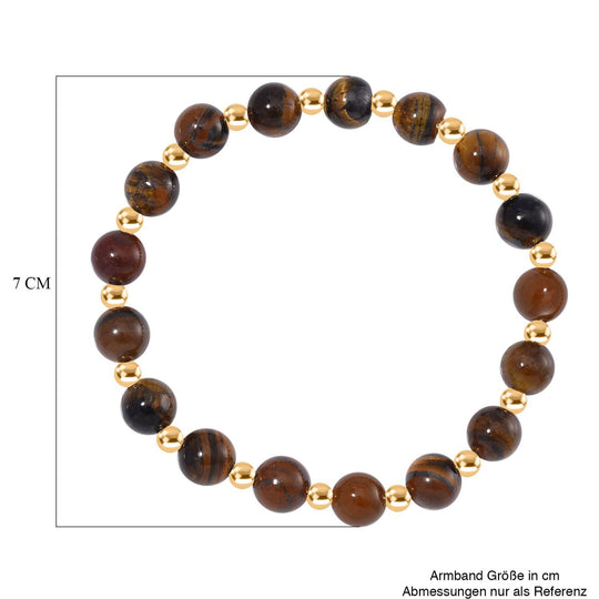 Flexibles Unakite Armband, Legierung - 60 ct.