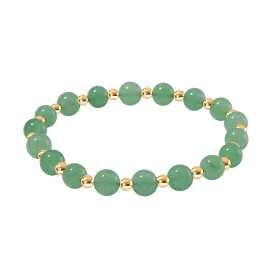 Flexibles Unakite Armband, Legierung - 60 ct.
