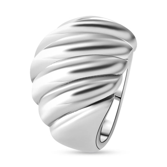 Wellendesign Ring, 925 Silber (Größe 17.00) ca. 5,20g