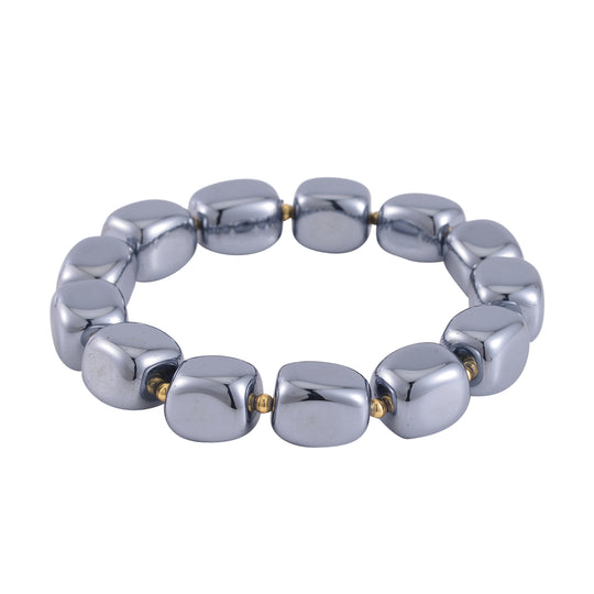 Terahertz Armband BR-Stretch cm Standard gelb vergoldet ca. 240.00 ct