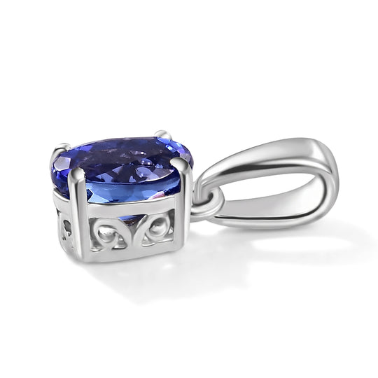 RHAPSODY AAAA Tansanit Anhänger 950 Platin ca. 1.18 ct