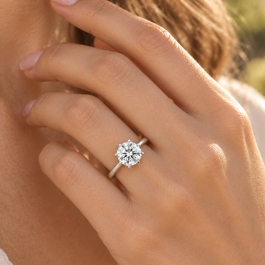 LUXURIANT IGI zertifizierter VS-G Labor Diamant Ring in 950 Platin - 5 ct.