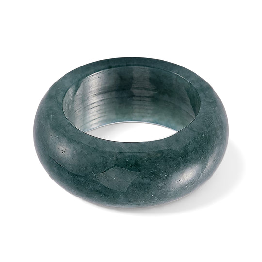 EXTREM SELTEN - Natürlicher Olmek Jadeit Ring (Größe 19.00) ca. 27.00 ct