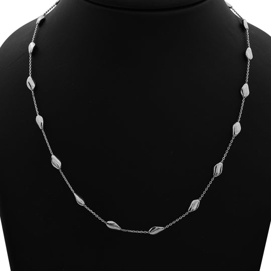 Italienische Station Kette, 925 Silber ca. 45 cm ca. 5,87g