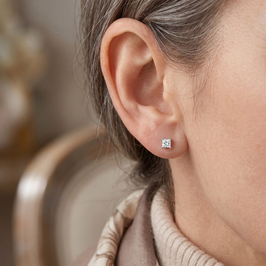 LUXURIANT DIAMOND - Lab Grown Diamant VS-EF IGI zertifiziert Ohrringe Ohrringe, 950 Platin ca. 2.00 ct