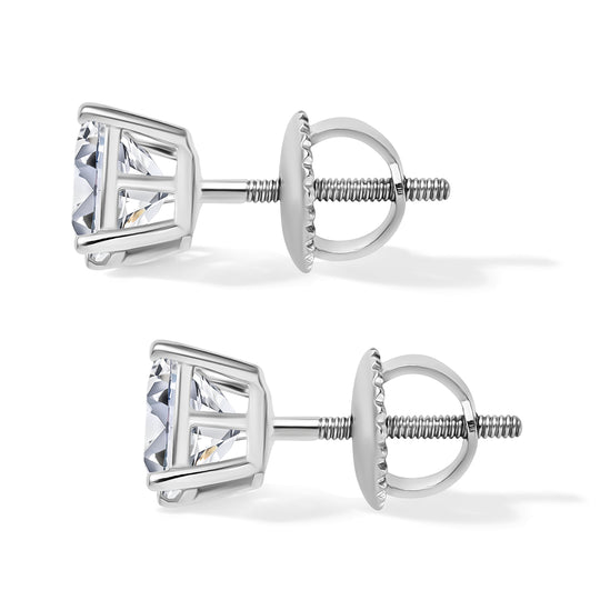 LUXURIANT DIAMOND - Lab Grown Diamant VS-EF IGI zertifiziert Ohrringe Ohrringe, 950 Platin ca. 2.00 ct