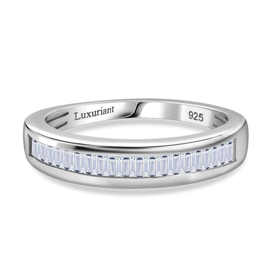 LUXURIANT DIAMOND - Lab Grown Diamant VS-EF Ring 925 Silber 750 Gelbgold Vermeil (Größe 19.00) ca. 0.50 ct