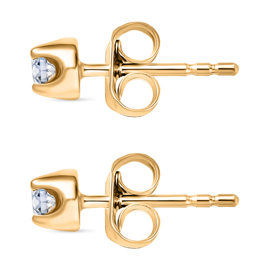 LUXURIANT DIAMOND - Lab Grown Diamant SI-GH SGL zertifiziert Ohrringe 375 Weiß Gold ca. 0.25 ct