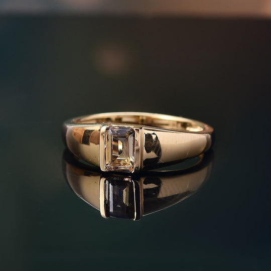 AA Natürlicher goldener Tansanit Ohrringe 925 Silber 750 Gelb Vergoldet ca. 0.40 ct